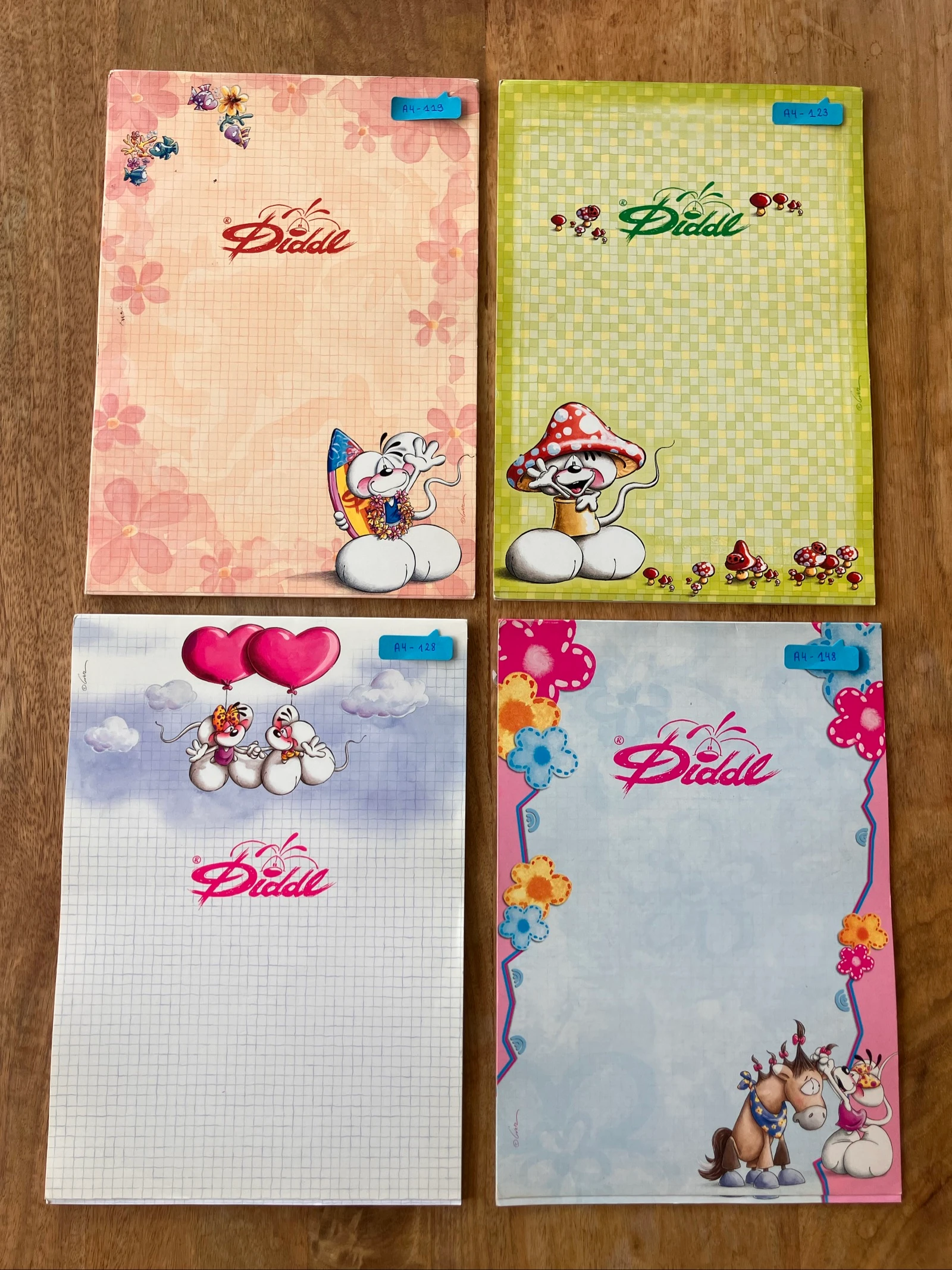 Diddl - Conjunto de 11 folhas A4 – photo 3
